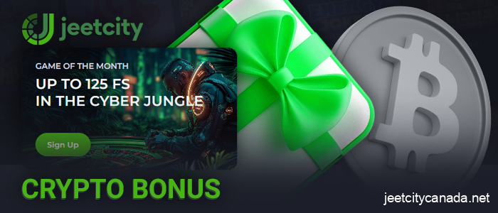 Crypto deposit bonus for Jeetcity Casino