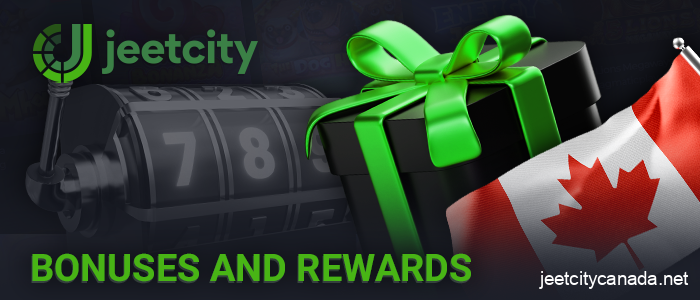 Bonuses for players from Canada at Jeetcity Casino bonuses for players from Canada