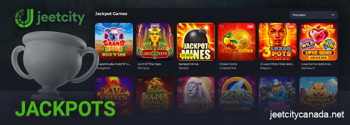 Play Jackpots games at Jeetcity casino