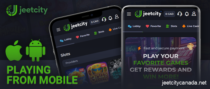 Use the Jeetcity Casino app - download for android and iOS