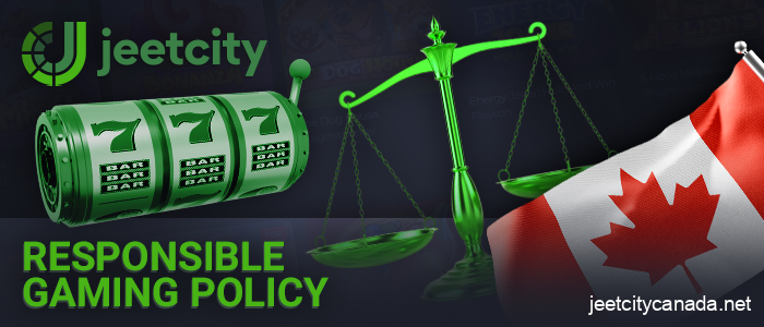 Play responsibly at JeetCity online casino