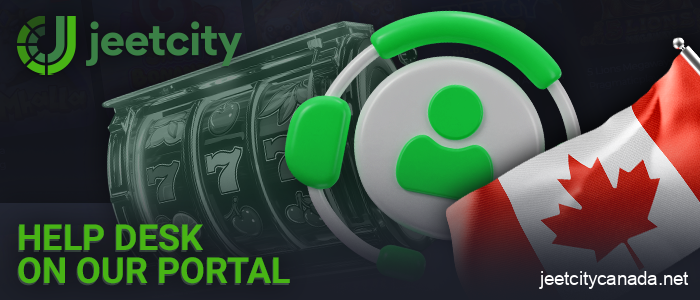 Support for Canadian players at JeetCity casino - Customer Service
