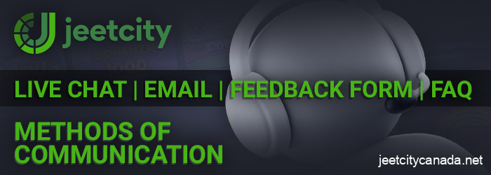 Ways to contact JeetCity casino support